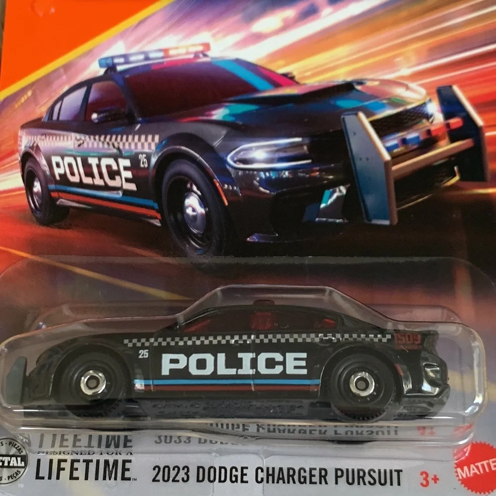 2023 Dodge Charger Pursuit Police Black Cop Car Matchbox Diecast MB1509 New 2025